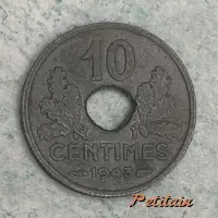 10 CENTIMES 1943