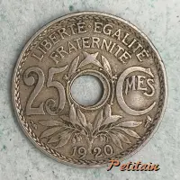 LIBERTÉ·ÉGALITÉ·FRATERNITÉ 25 CMES 1920