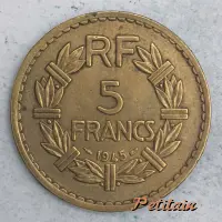 RF 5 FRANCS 1945