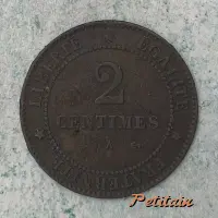 LIBERTÉ ÉGALITÉ FRATERNITÉ • 2 CENTIMES A