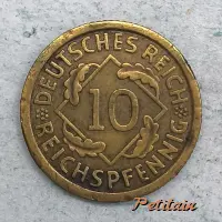 DEUTSCHES REICH 10 REICHSPFENNIG