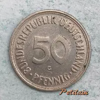 BUNDESREPUBLIK DEUTSCHLAND 50 PFENNIG G