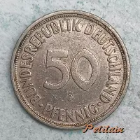 BUNDESREPUBLIK DEUTSCHLAND 50 PFENNIG D