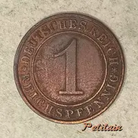 1 DEUTSCHES REICH REICHSPFENNIG