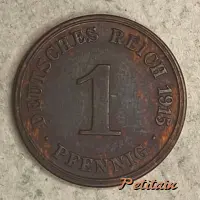 DEUTSCHES REICH 1915 1 PFENNIG