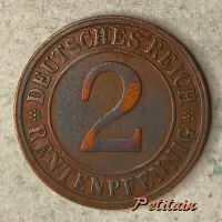 DEUTSCHES REICH 2 REICHSPFENNIG