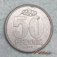 A 50 PFENNIG 1958