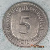 BUNDESREPUBLIK DEUTSCHLAND 5 DEUTSCHE MARK
