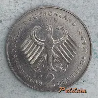 BUNDESREPUBLIK DEUTSCHLAND 1978 J 2 DEUTSCHE MARK