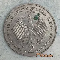 BUNDESREPUBLIK DEUTSCHLAND 1970 F 2 DEUTSCHE MARK