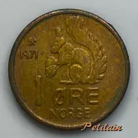 ⚒ 1971 1 ØRE NORGE