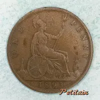 ONE PENNY 1893